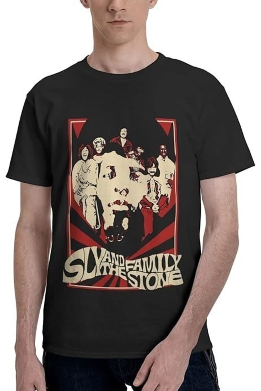 Sly And The Family Stone Mens T-Shirt Basic